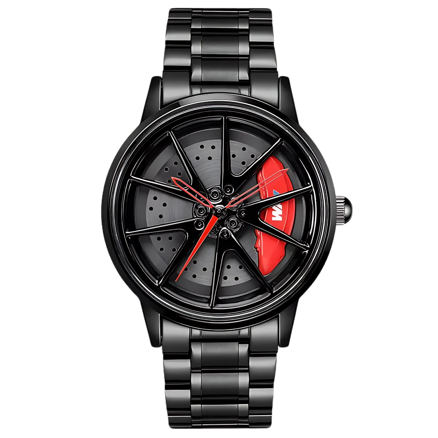 Men's Sports Car Rim Watch with Spinning Dial