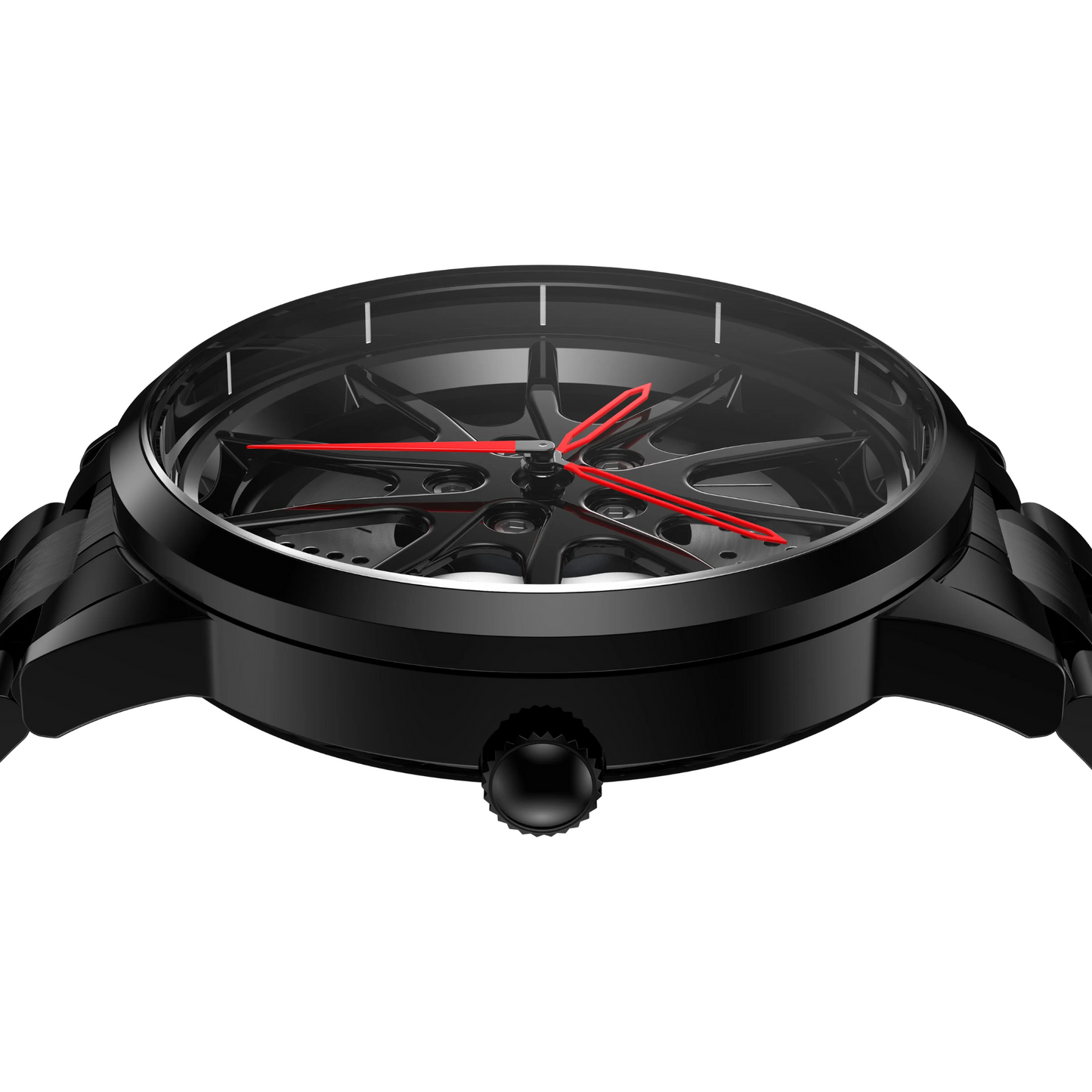Men's Sports Car Rim Watch with Spinning Dial