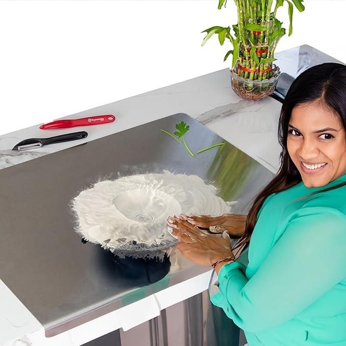 Stainless Steel Chopping Board (35x31cm) - OMG! Deals