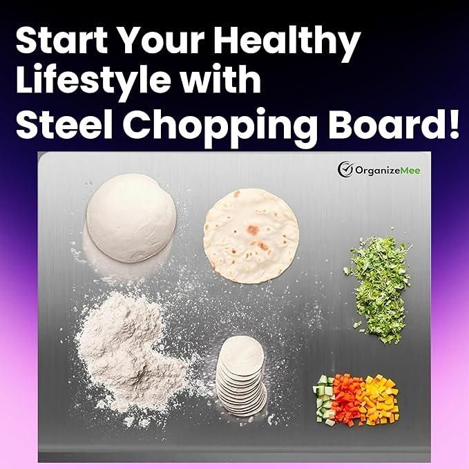 Stainless Steel Chopping Board (35x31cm) - OMG! Deals