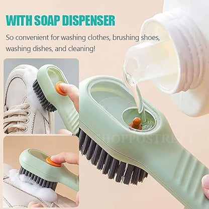 Multifunctional Liquid Shoe Cleaning Brush with Soap Dispenser