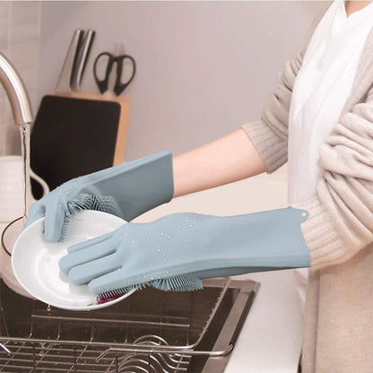 Gloves - Magic Silicone Cleaning Gloves ( 1 Pair )