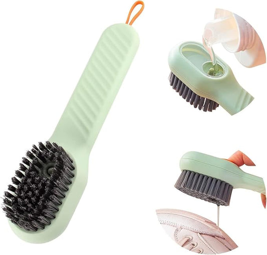 Multifunctional Liquid Shoe Cleaning Brush with Soap Dispenser