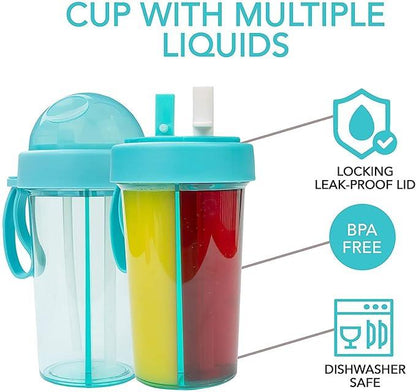 2 in 1 Water Bottle for hot and Cold 1000 ml Bottle