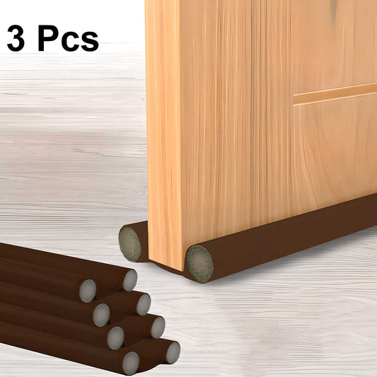 Door Protector Sound-Proof, Reduce Noise, Waterproof - Brown (Pack Of 3)