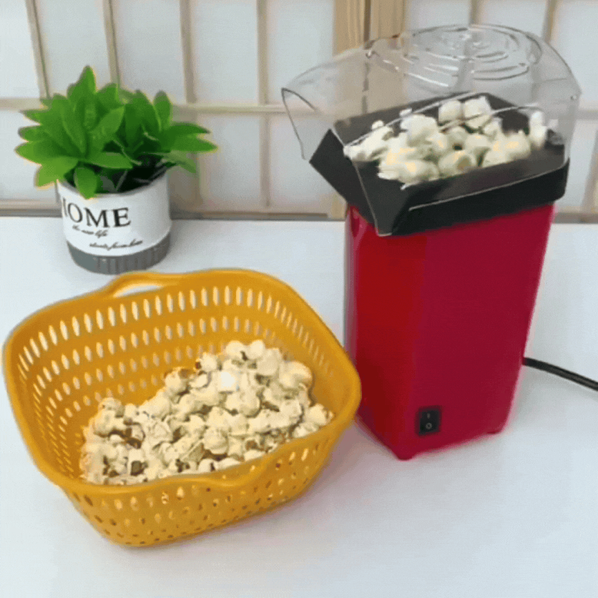 Hot Air Popcorn Maker, Oil Free, Healthy and Delicious Snack (𝟏𝟓 𝐘𝐞𝐚𝐫 𝐰𝐚𝐫𝐫𝐚𝐧𝐭𝐲)