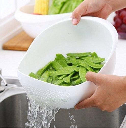 Food Washing Bowl and Strainer (Assorted Color) - OMG! Deals