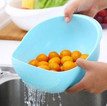 Food Washing Bowl and Strainer (Assorted Color) - OMG! Deals