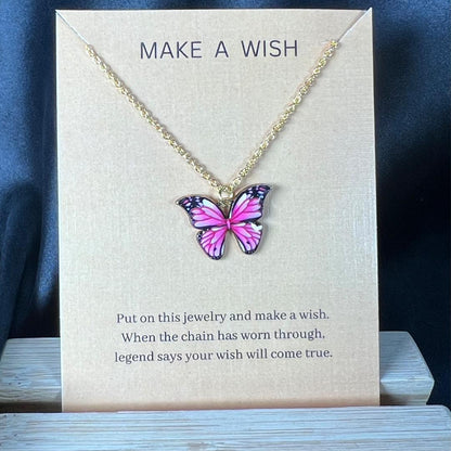 Gold Plated Stylish Butterfly Necklace - OMG! Deals