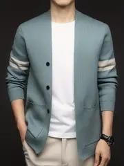 Men's Casual Cardigan Blazer - OMG! Deals