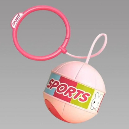 Skip Ball, Portable Foldable Colorful Flash Wheel Swing Ball, Kids Toys