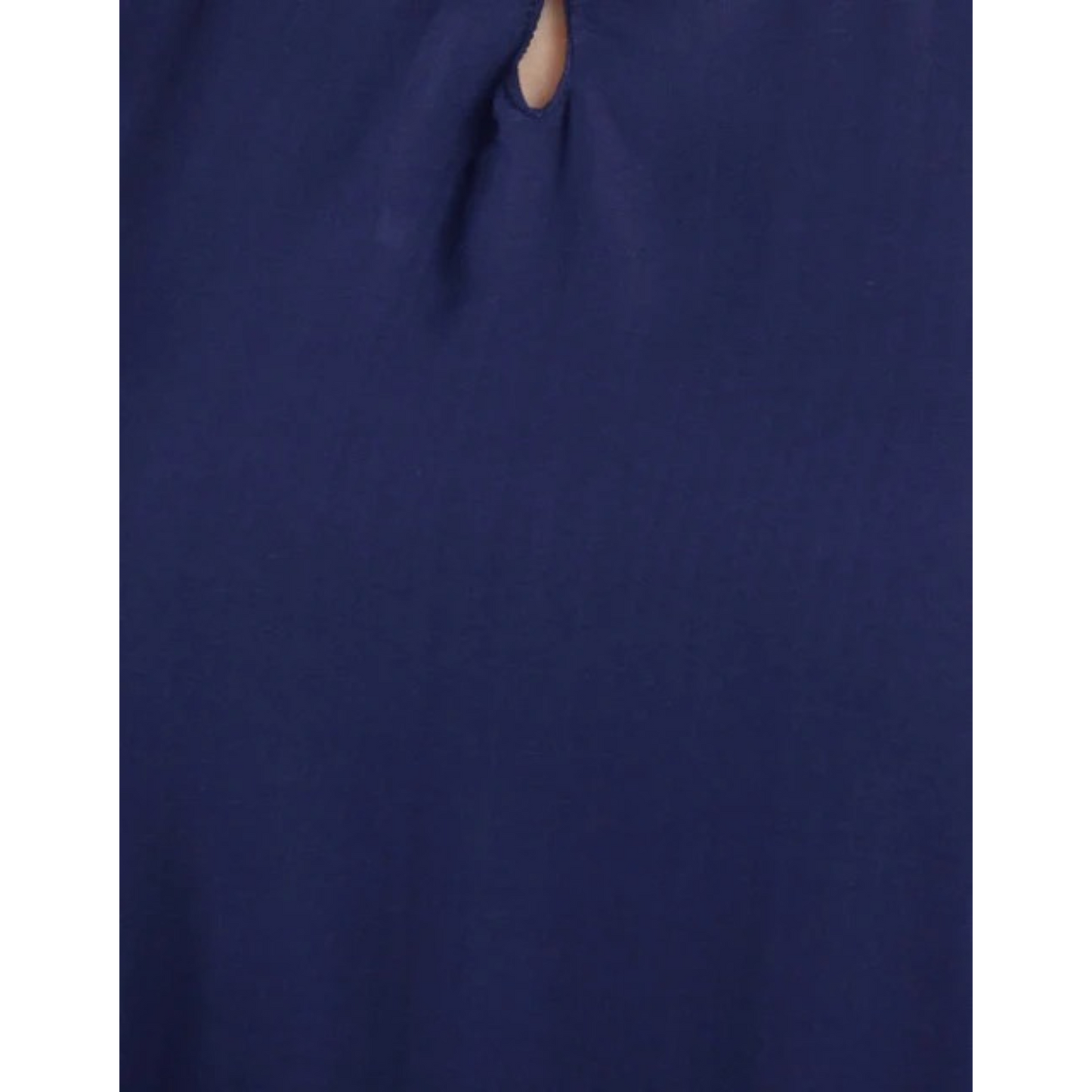 Women Casual Solid Blue Sleeveless Full Length Crepe Jumpsuit