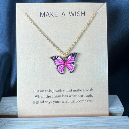 Gold Plated Stylish Butterfly Necklace