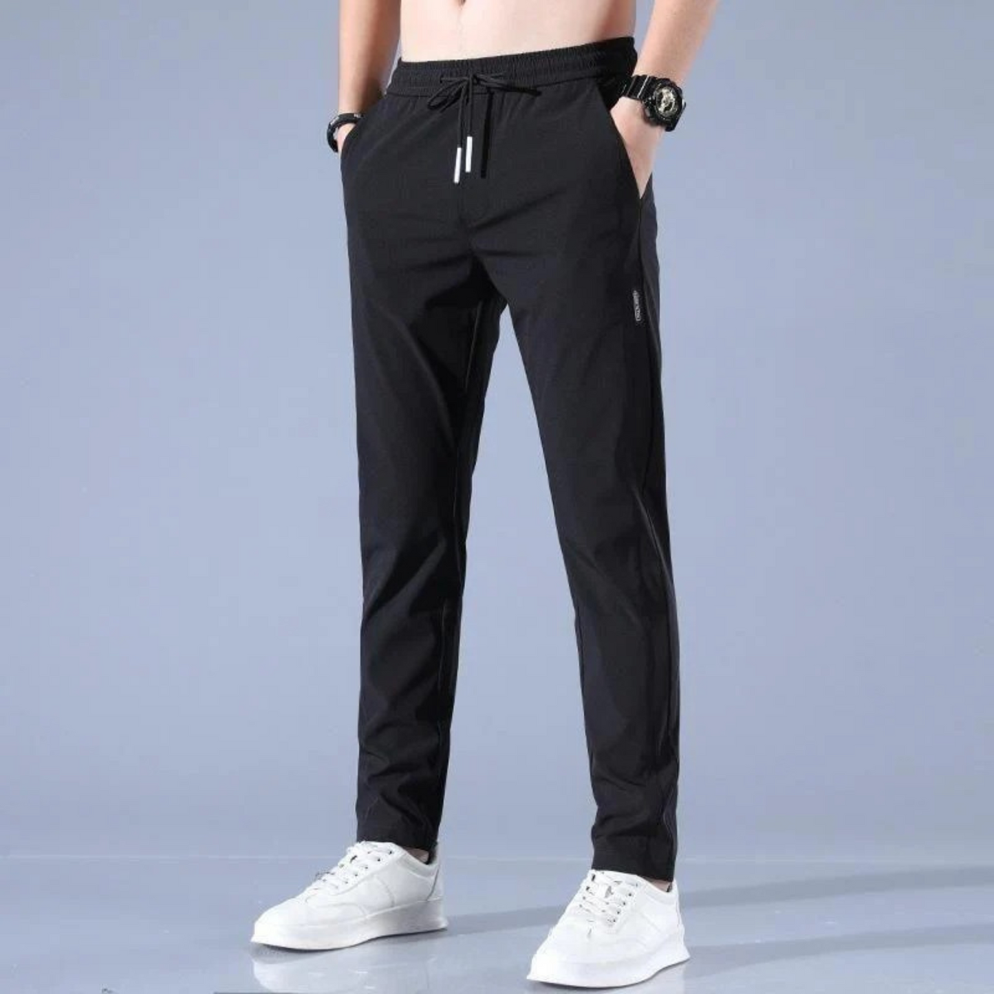 Combo of Men's NS Lycra Track Pants (Pack of 2)