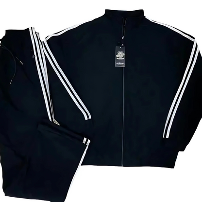 Men's Side Stripe 4 Way Polyester Track Suit