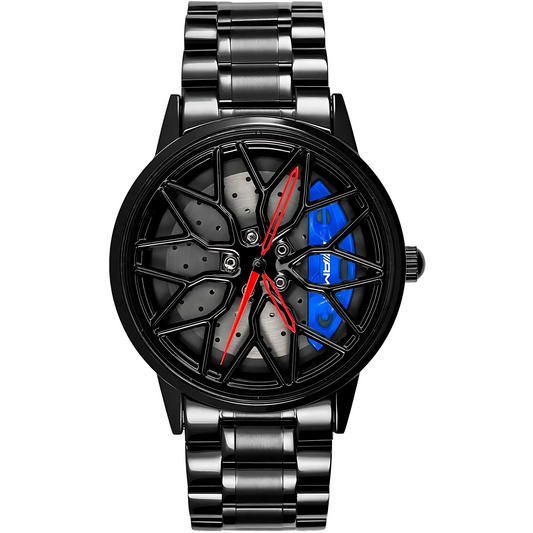 Men's Sports Car Rim Watch with Spinning Dial