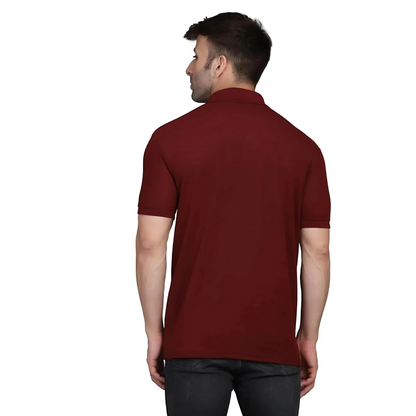 Men's Half Sleeves Polo Neck T-shirt