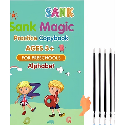 Magic Sank Practice Copybook – Calligraphy Learning Made Fun! Set of 4