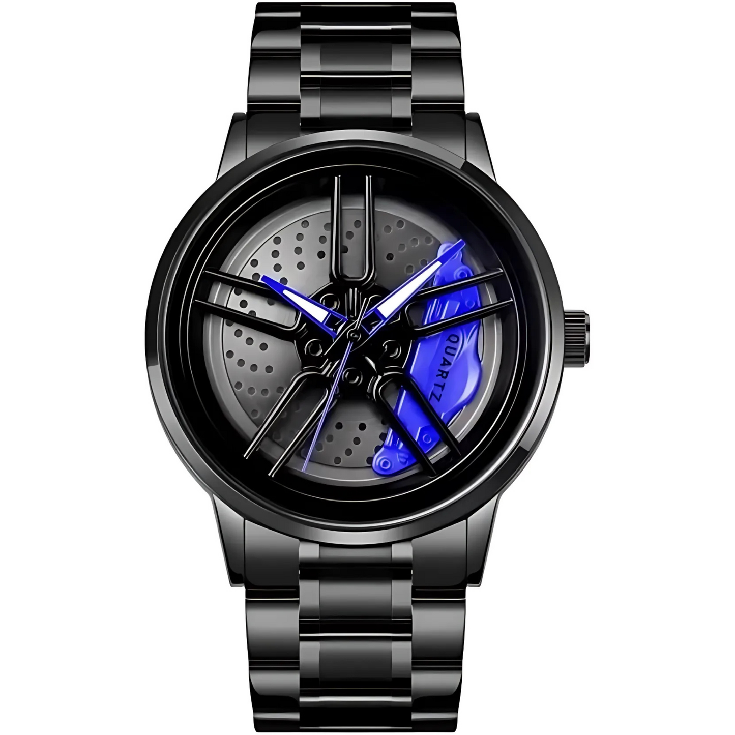 Men's Sports Car Rim Watch with Spinning Dial