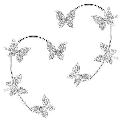 Stylish Butterfly Ear Crawler Cuff Earrings - OMG! Deals