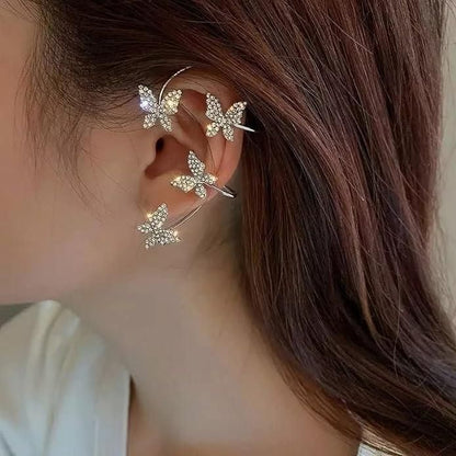 Stylish Butterfly Ear Crawler Cuff Earrings - OMG! Deals